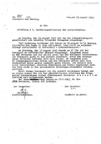 14.6 Letter concerning a transport from Hamburg 